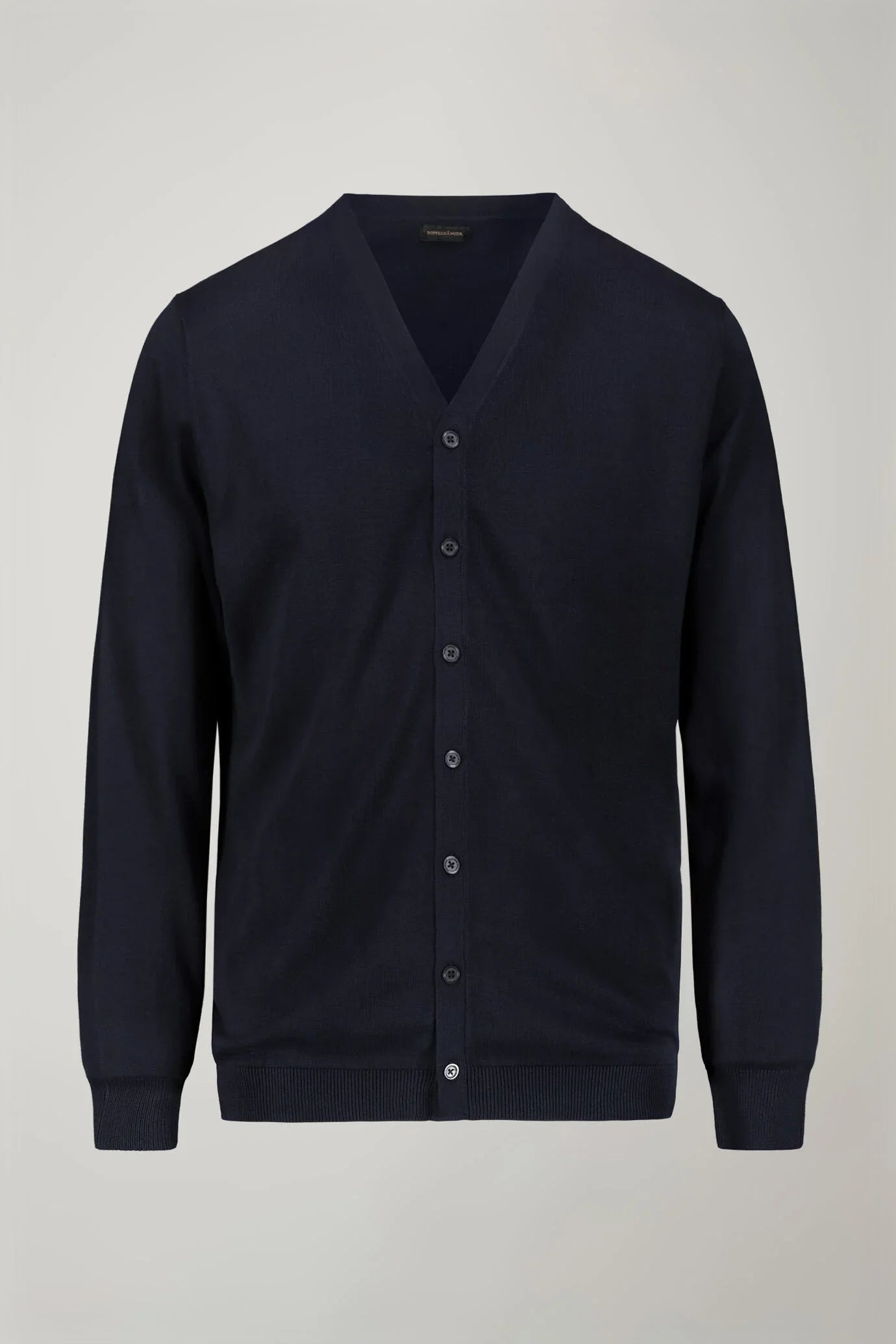 Men's sweater V collar 100% cotton regular fit