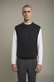 Men's roud neck sweater 100% cotton regular fit