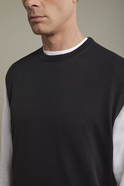 Men's roud neck sweater 100% cotton regular fit