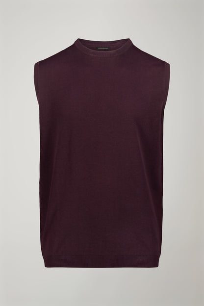 Men's roud neck sweater 100% cotton regular fit