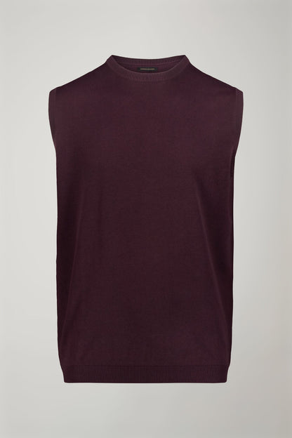 Men's roud neck sweater 100% cotton regular fit