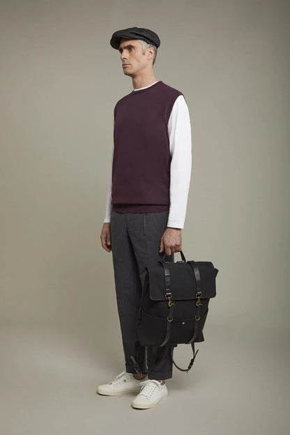 Men's roud neck sweater 100% cotton regular fit