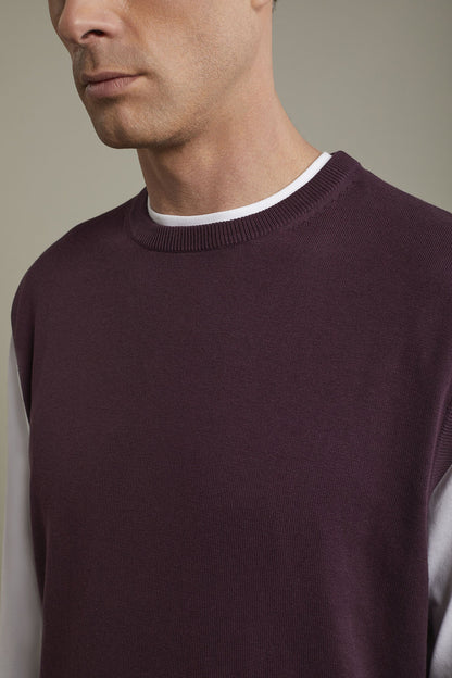 Men's roud neck sweater 100% cotton regular fit