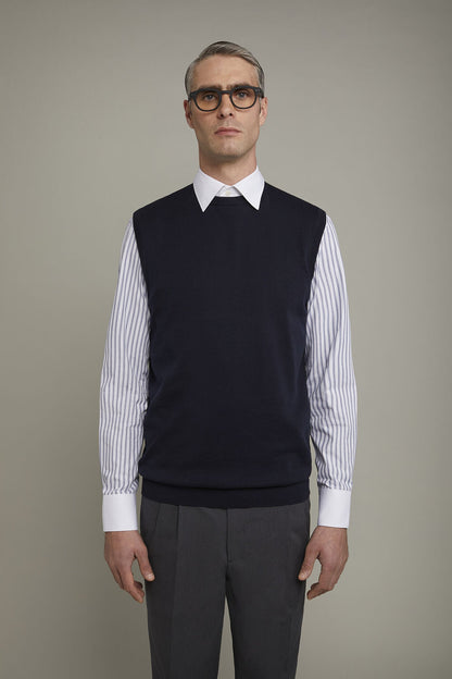 Men's roud neck sweater 100% cotton regular fit