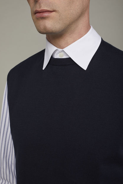 Men's roud neck sweater 100% cotton regular fit
