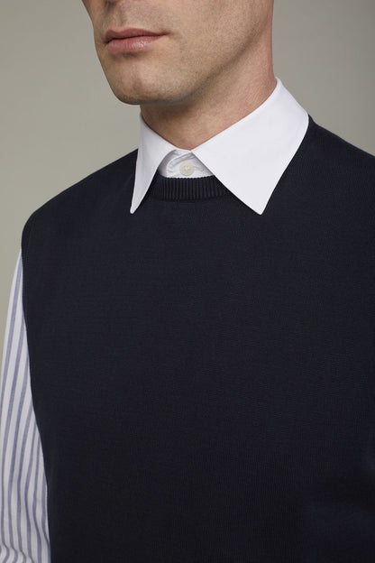 Men's roud neck sweater 100% cotton regular fit