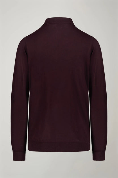 Men's knitted polo V collar 100% cotton long-sleeved regular fit in Black by Doppelganger, Italian Sportwear;Traveller made from Composition: 100% Cotton
Mood: Sportwear, Traveller
Type: Knitted, Long Sleeves, V Neck
Season: Spring Summer 24
Gender: Men
Material: Cotton
Style: Basic, Classic, Timeless, Casual
Fit: Regular