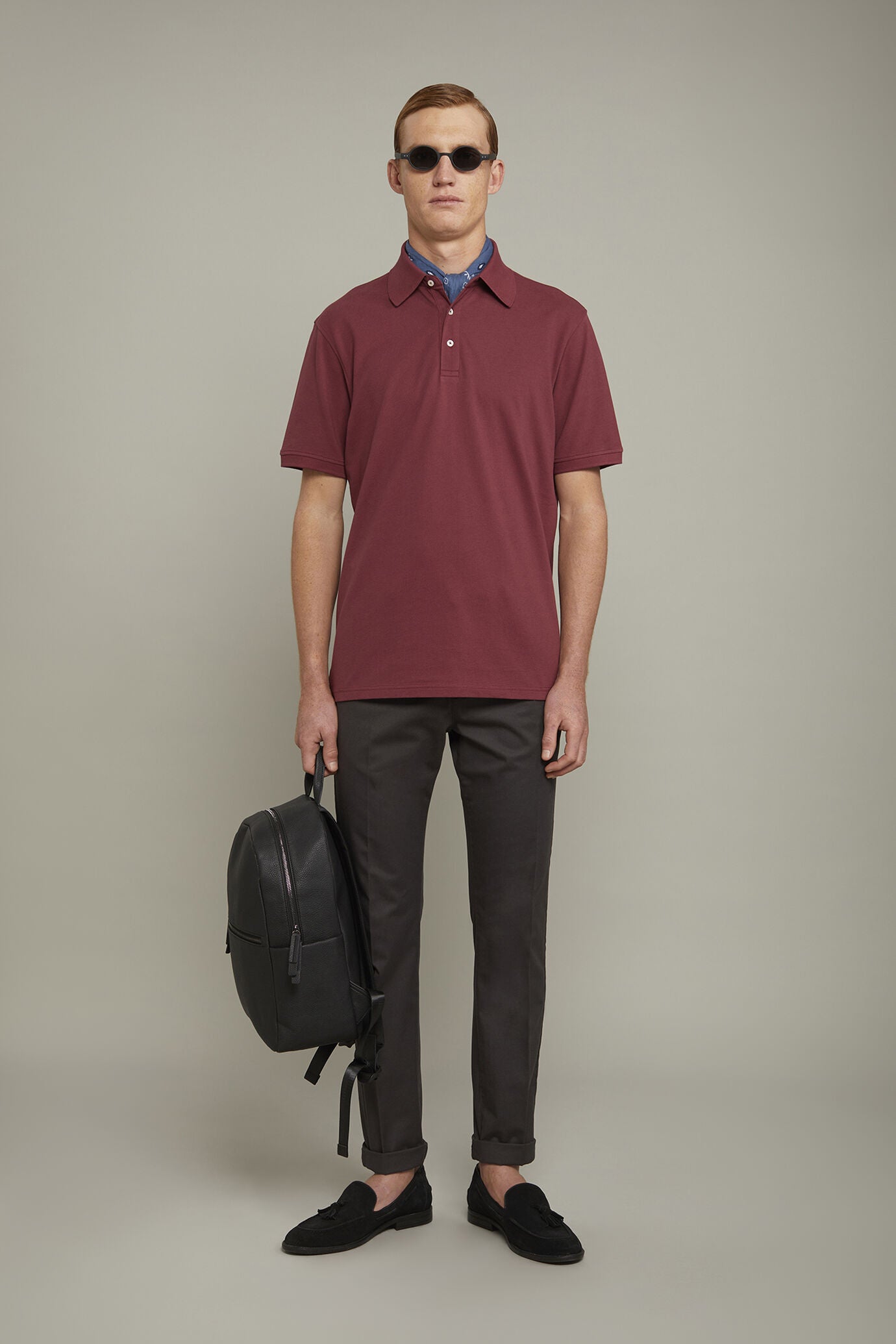 Men's chino trousers classic twill construction perfect fit