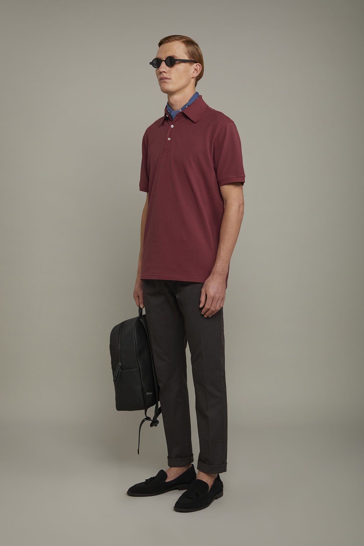 Men's chino trousers classic twill construction perfect fit