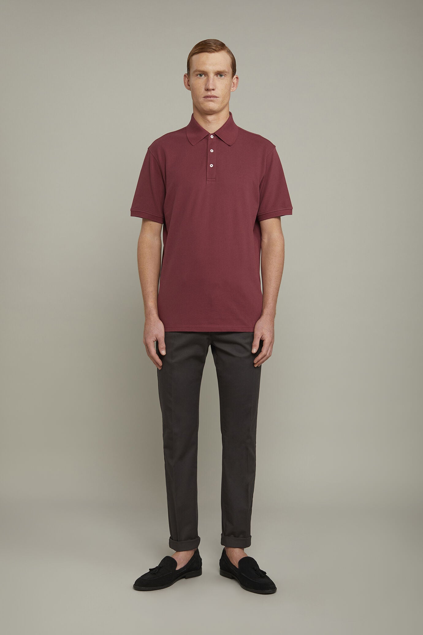Men's chino trousers classic twill construction perfect fit