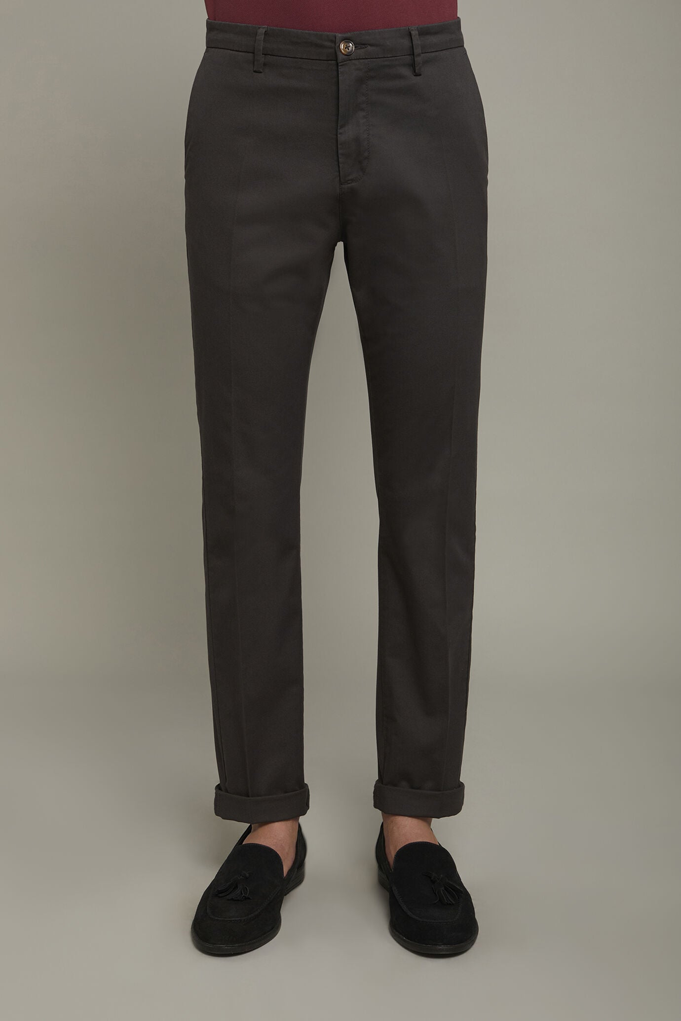 Men's chino trousers classic twill construction perfect fit
