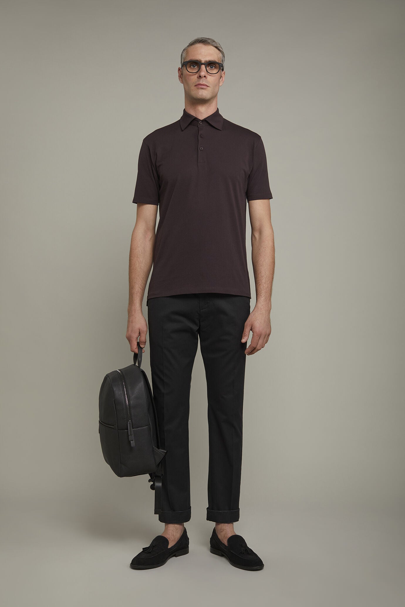 Men's chino trousers classic twill construction perfect fit
