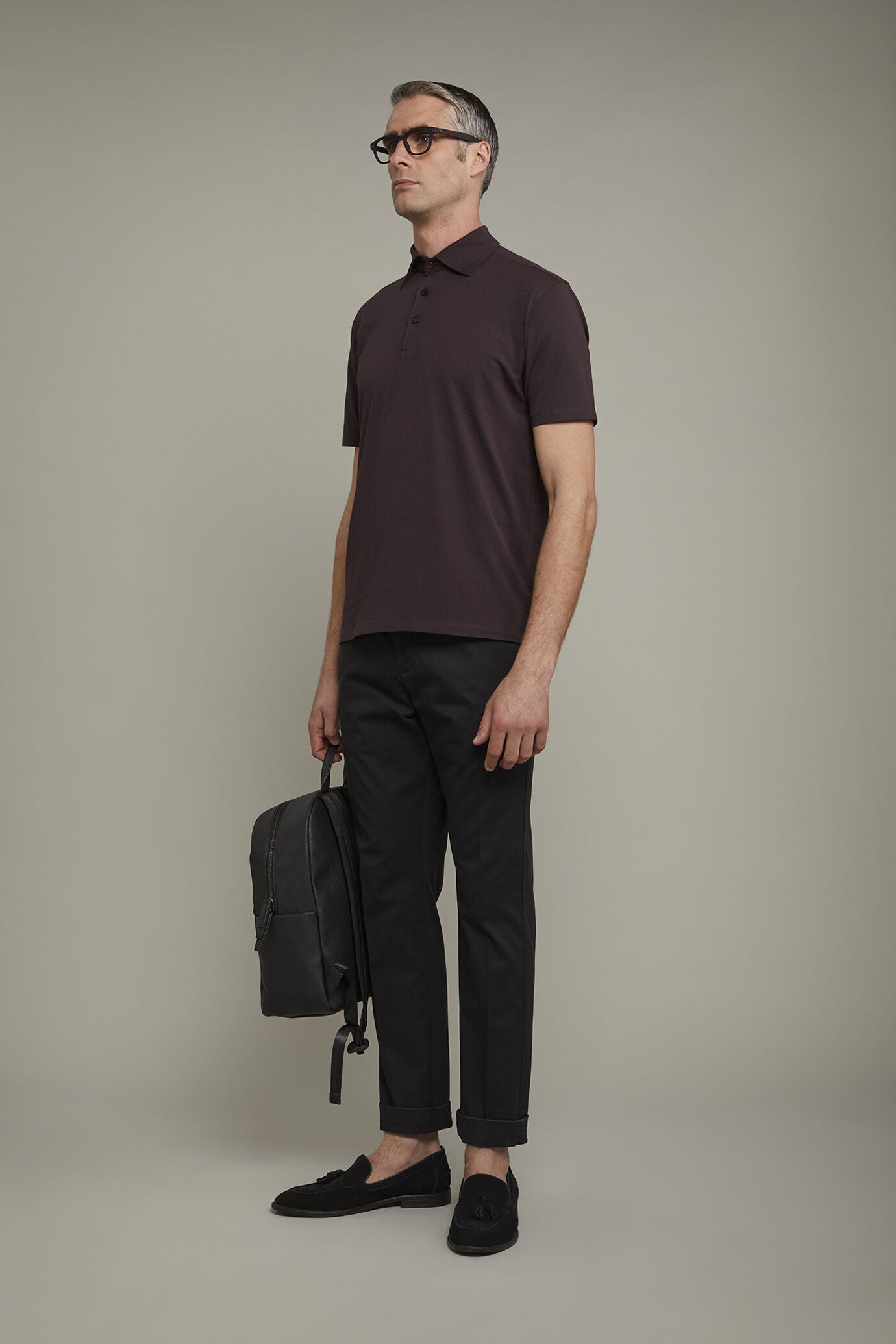 Men's chino trousers classic twill construction perfect fit