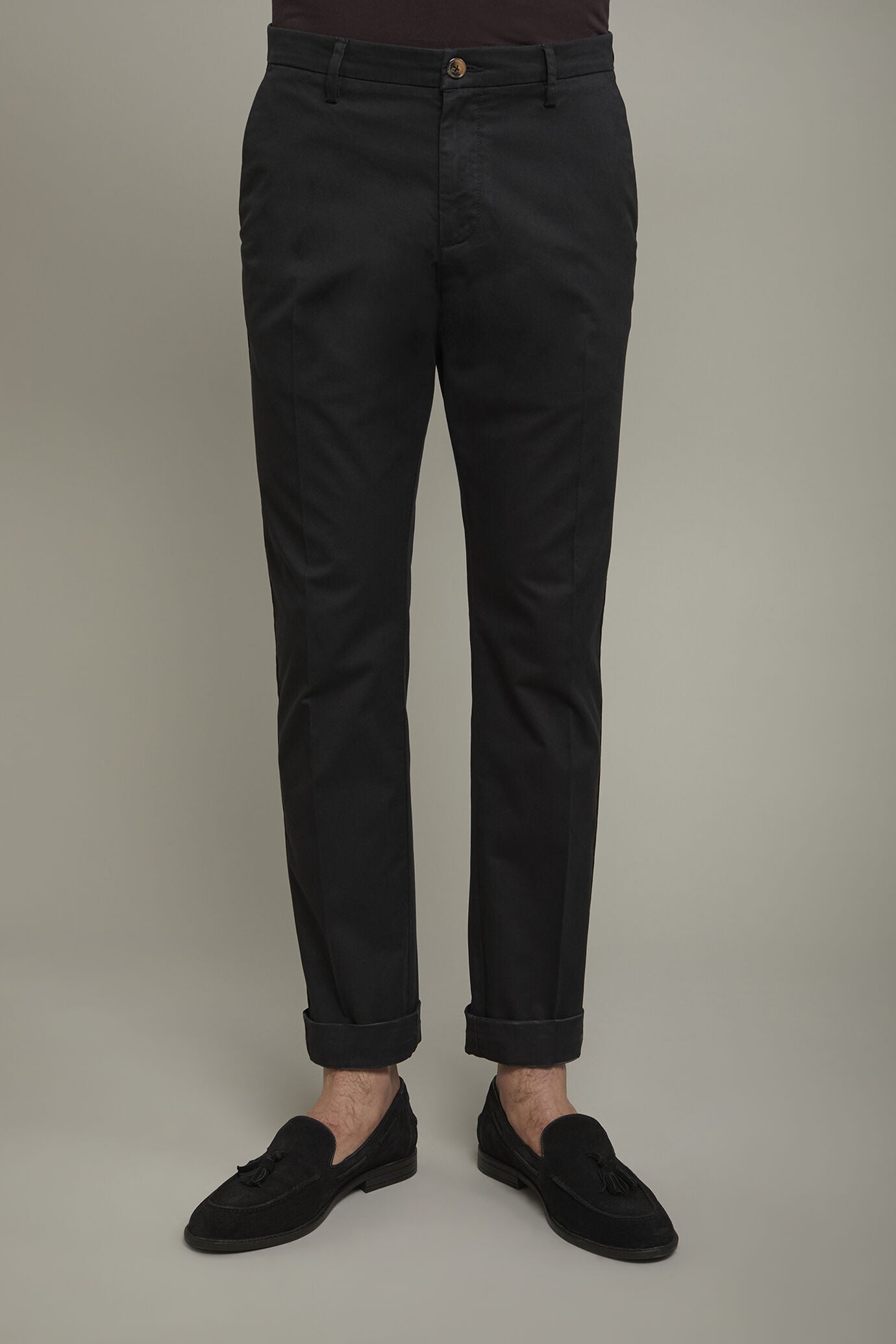 Men's chino trousers classic twill construction perfect fit