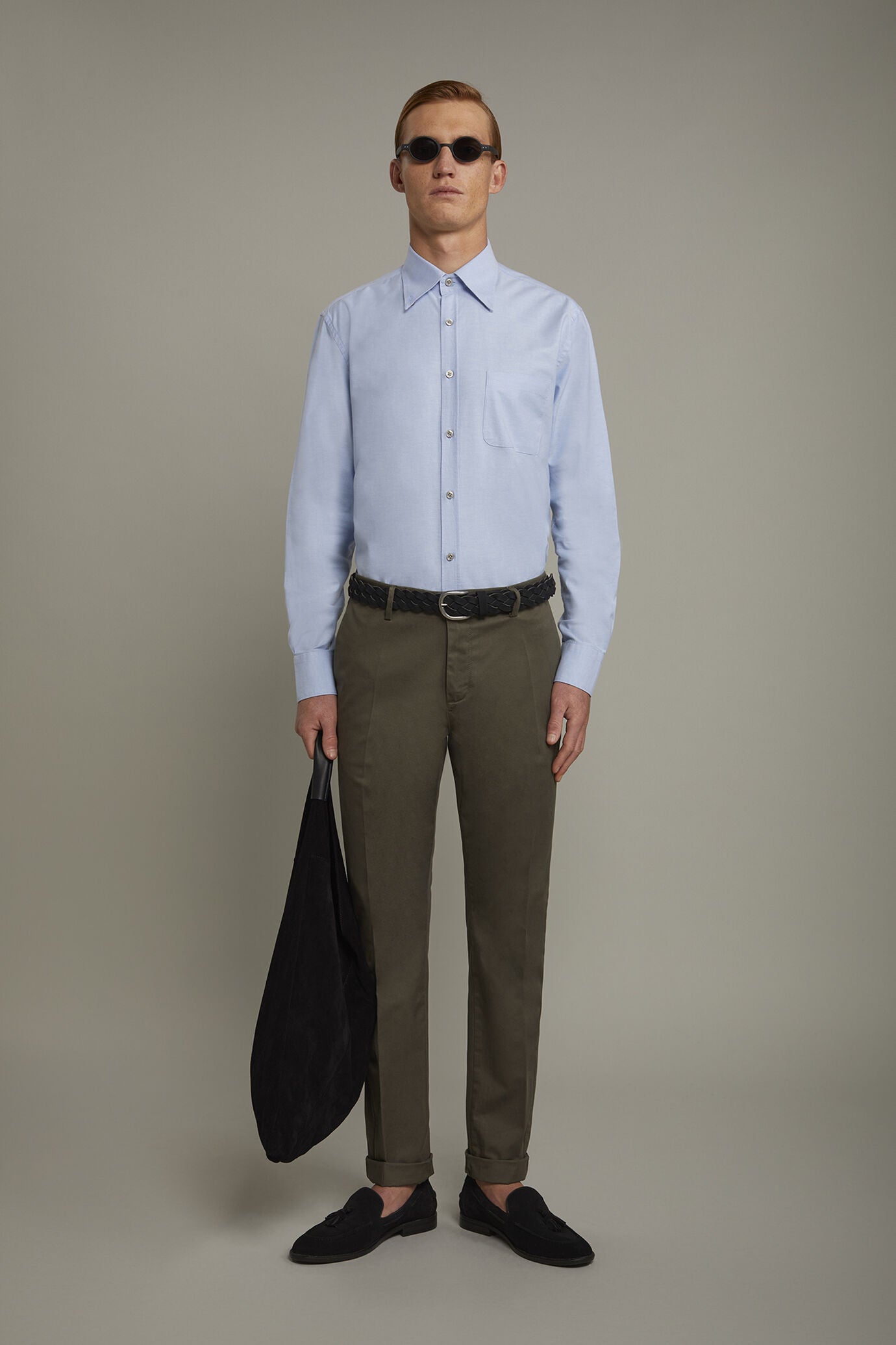 Men's chino trousers classic twill construction perfect fit