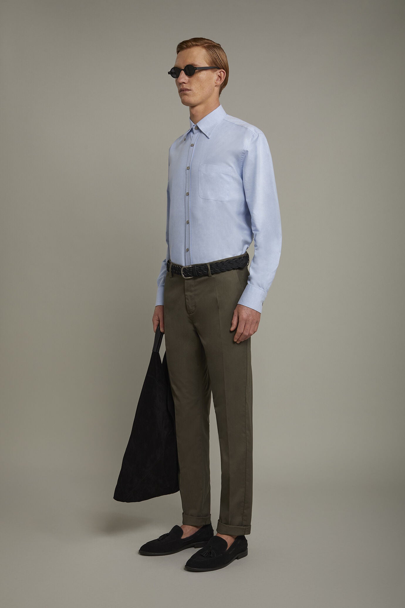 Men's chino trousers classic twill construction perfect fit