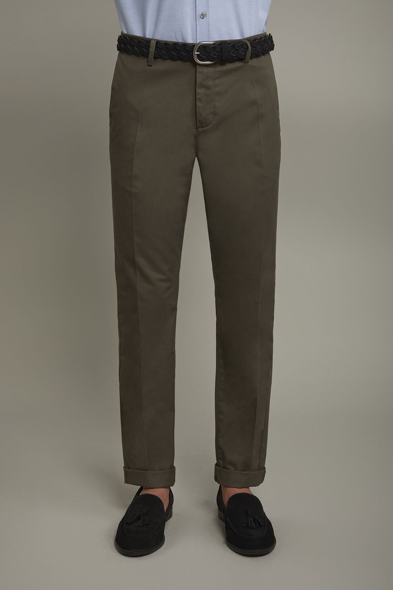 Men's chino trousers classic twill construction perfect fit