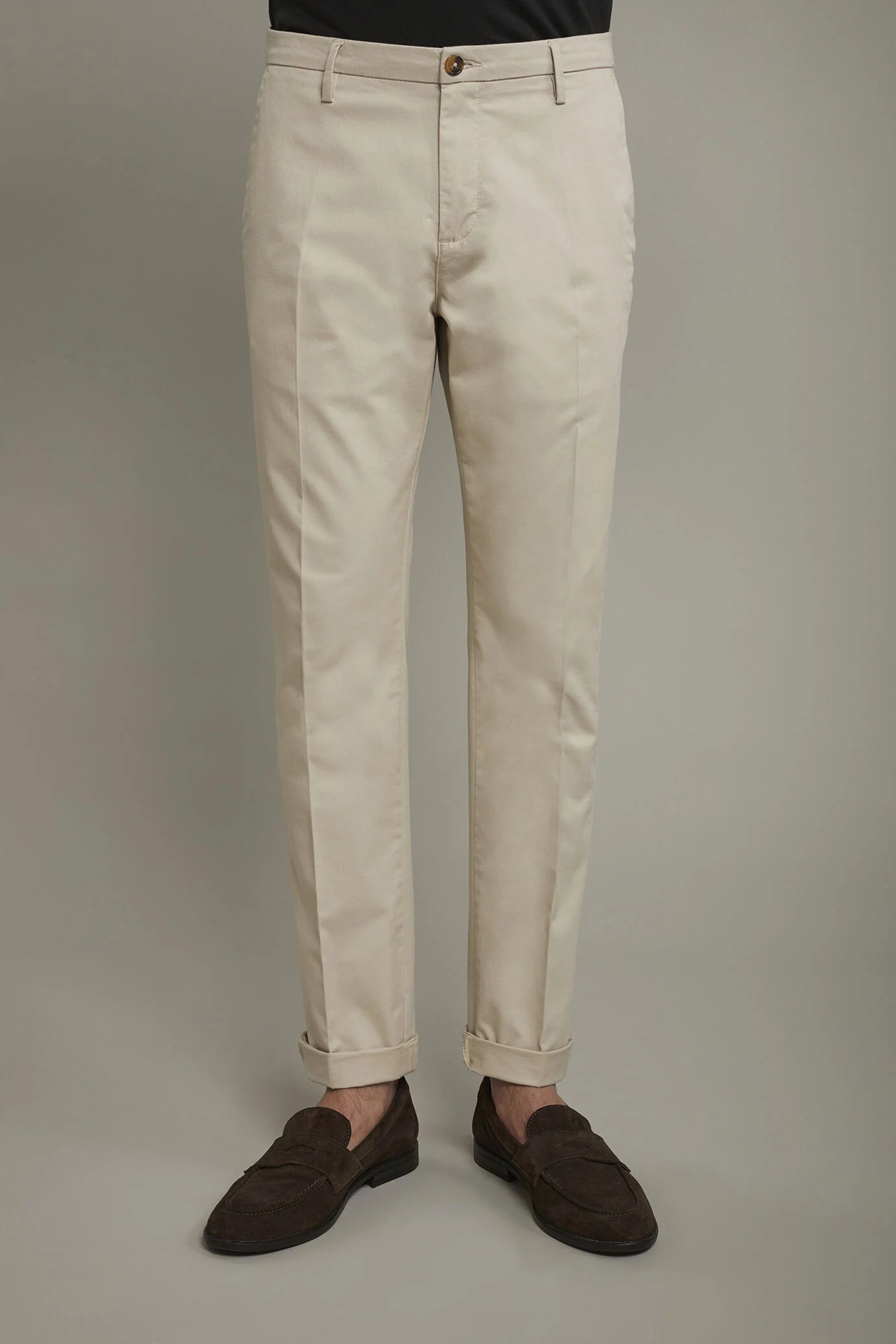 Men's chino trousers classic twill construction perfect fit