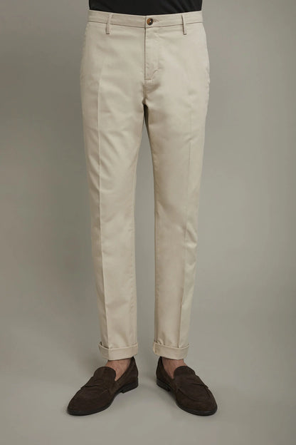 Men's chino trousers classic twill construction perfect fit