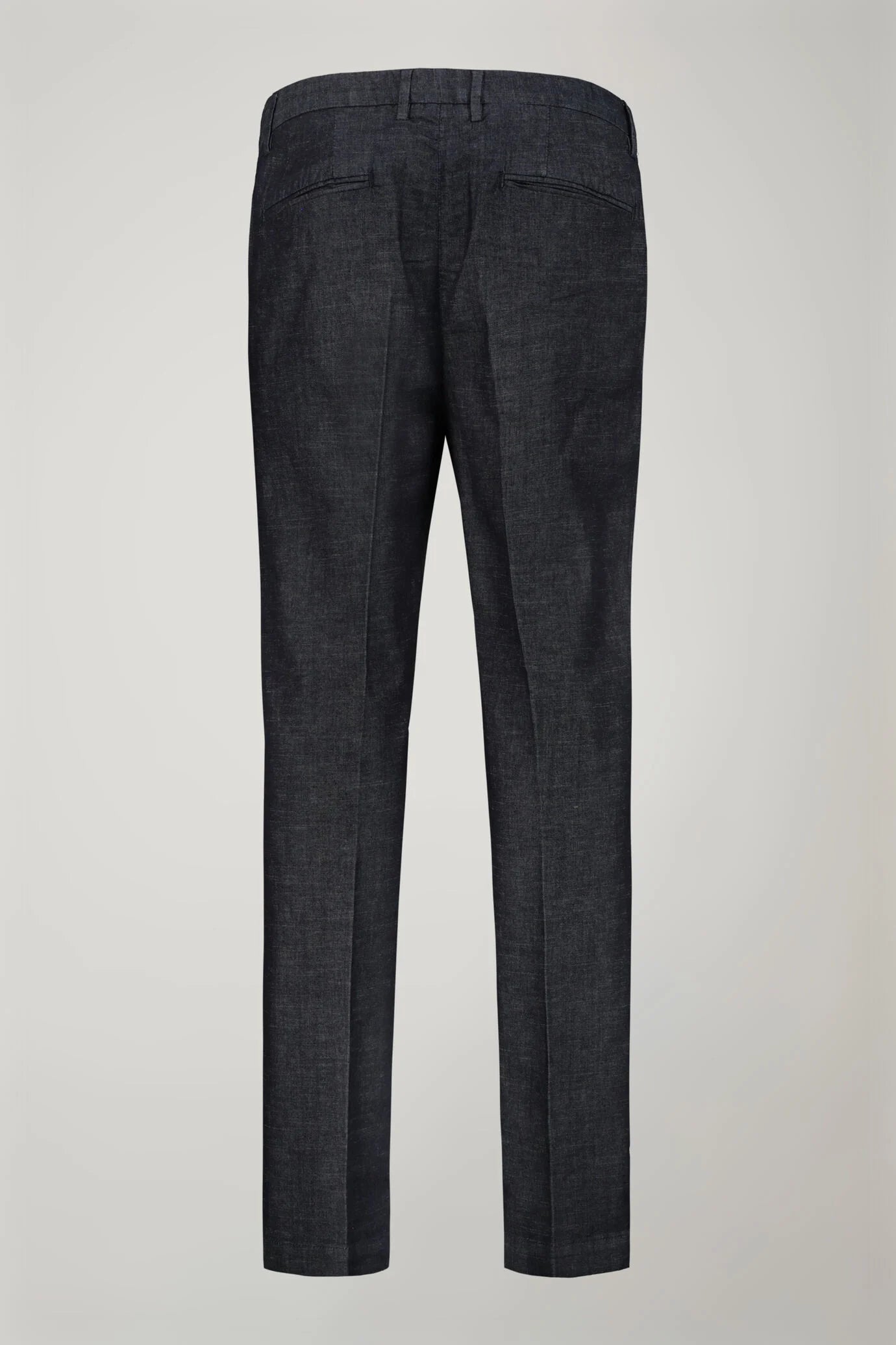 Men's classic chambray regular fit trousers
