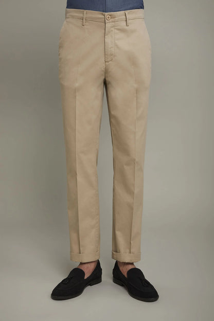 Classic men's trousers cotton cannete fabric regular fit