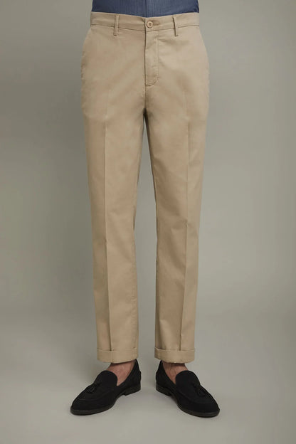 Classic men's trousers cotton cannete fabric regular fit