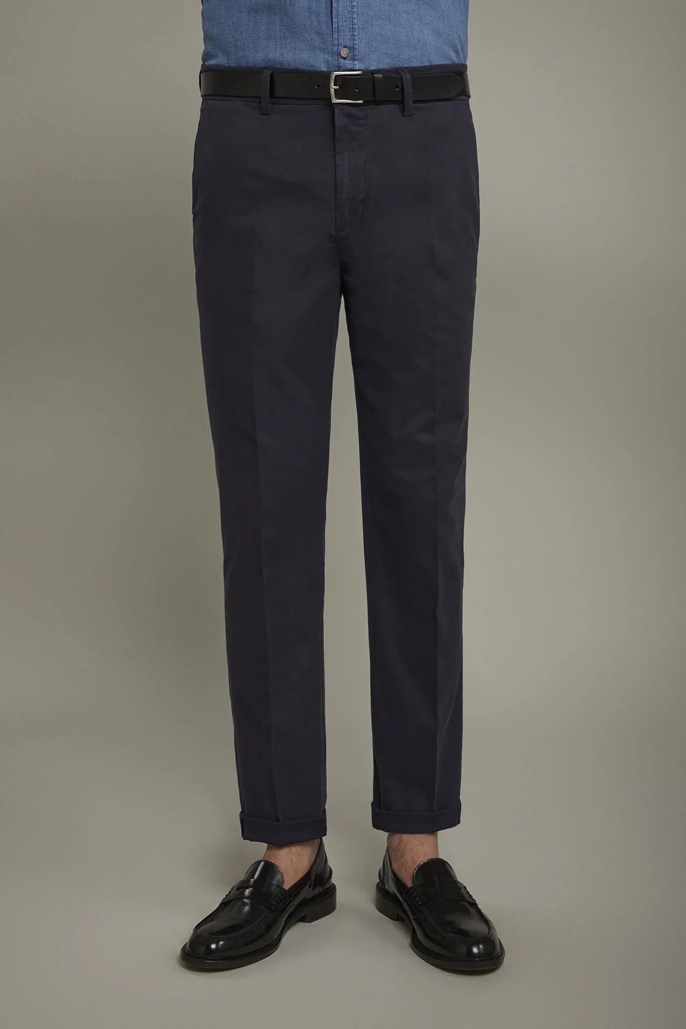 Classic men's trousers cotton cannete fabric regular fit