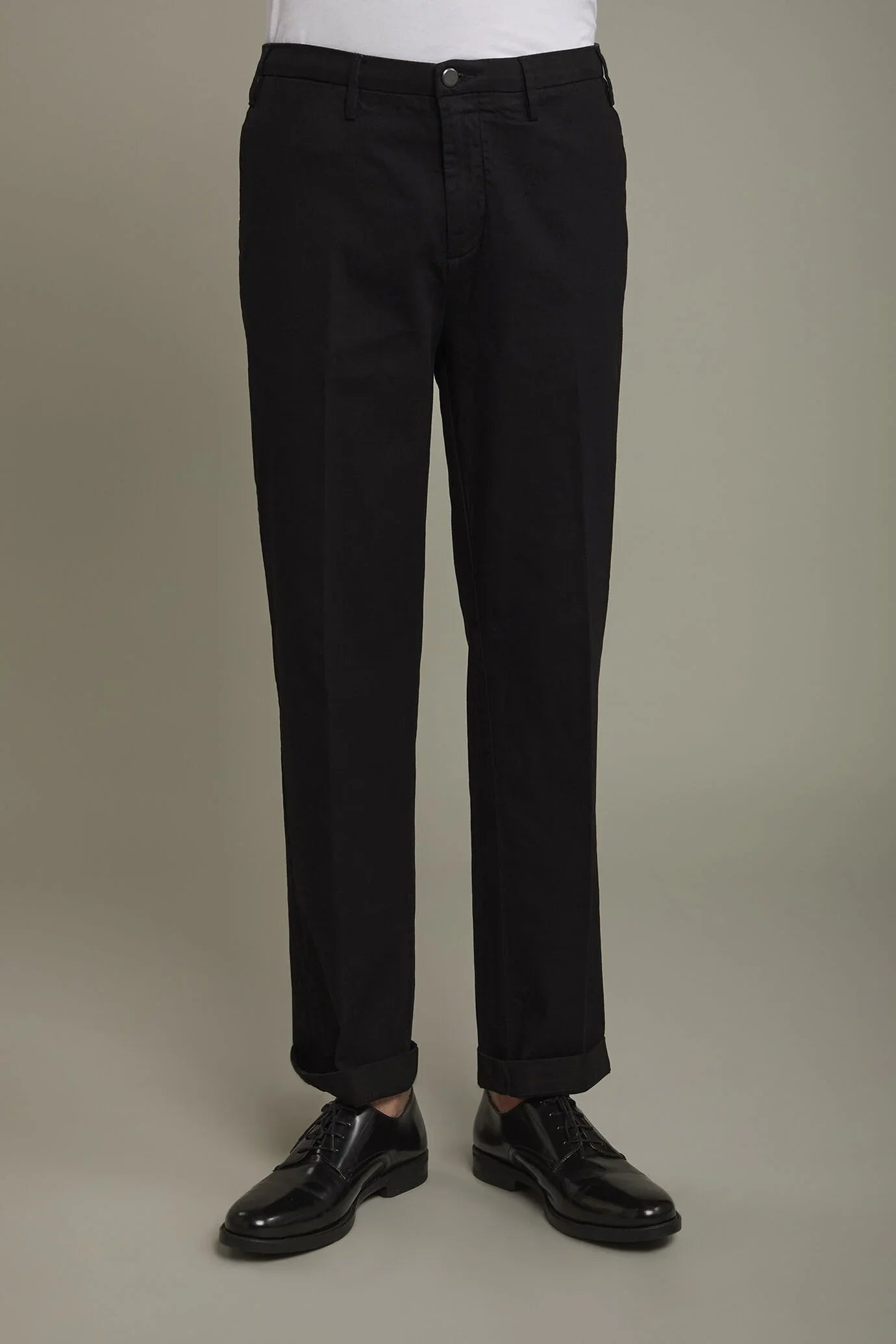 Men's classic chambray regular fit trousers