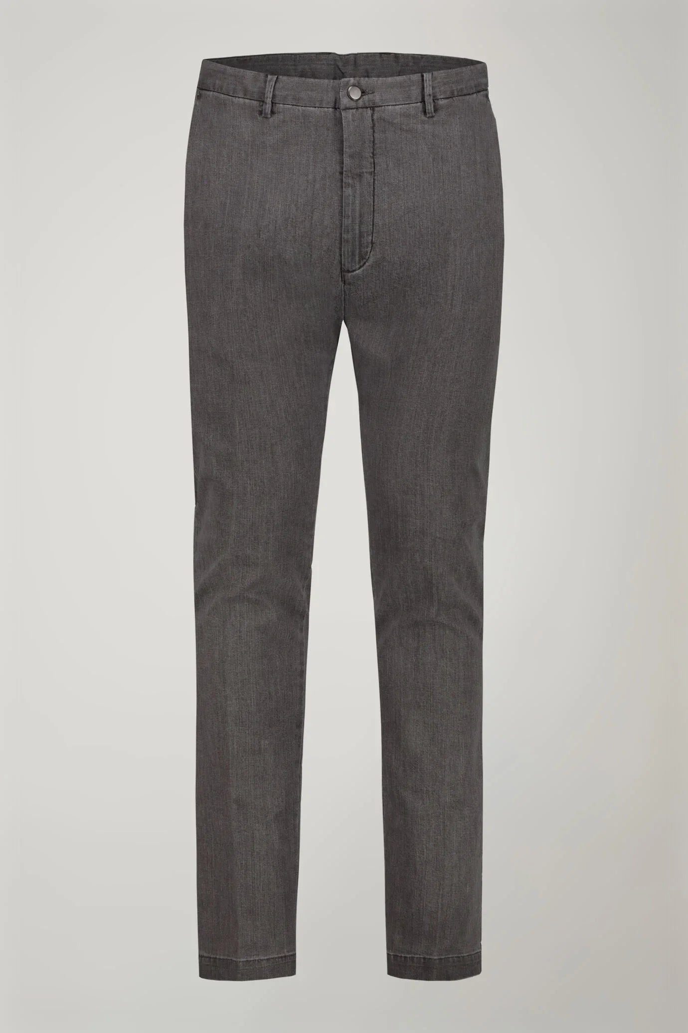 Men's classic chambray regular fit trousers