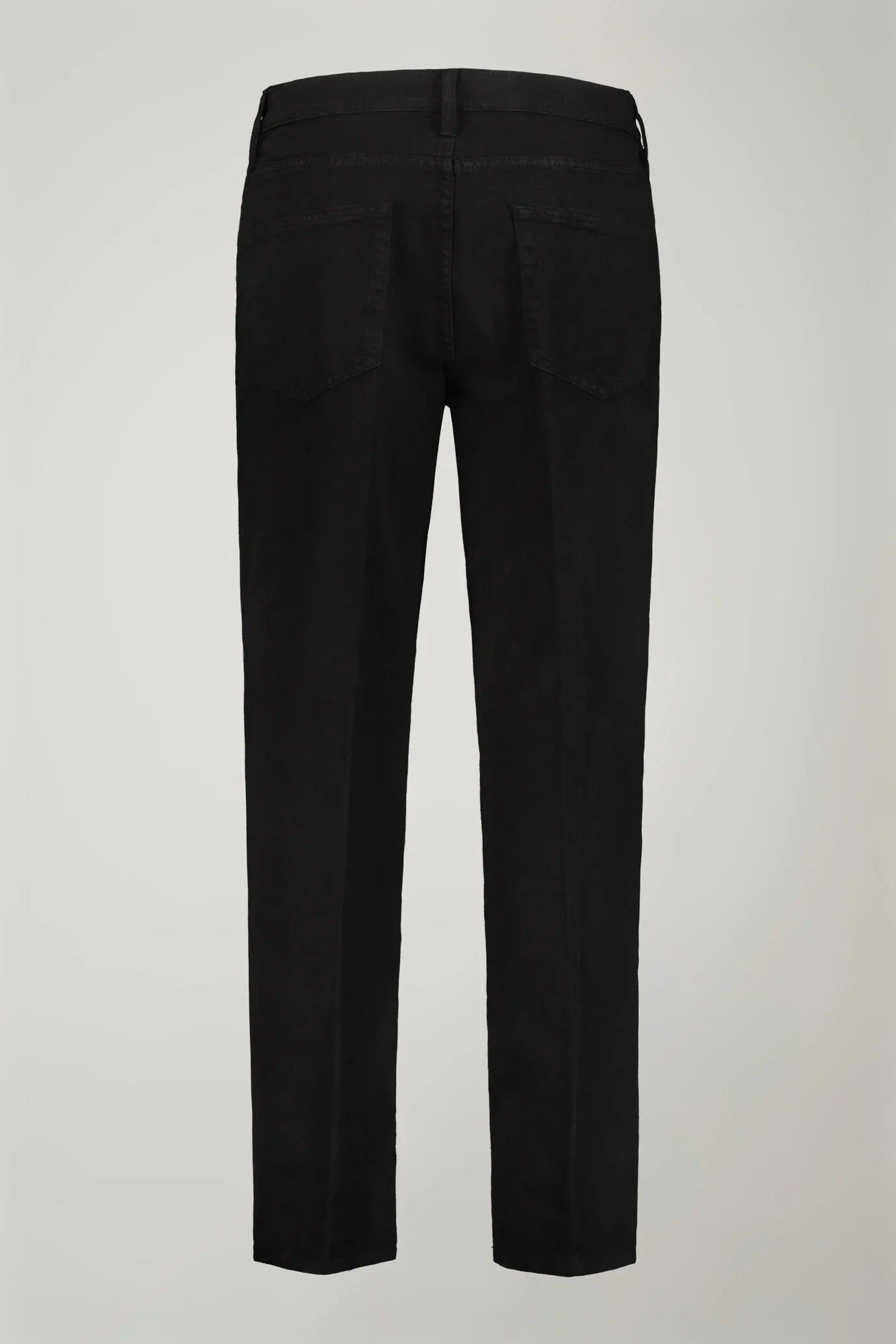 Men's 5-pocket trousers cotton fabric construction twill stretch regular fit