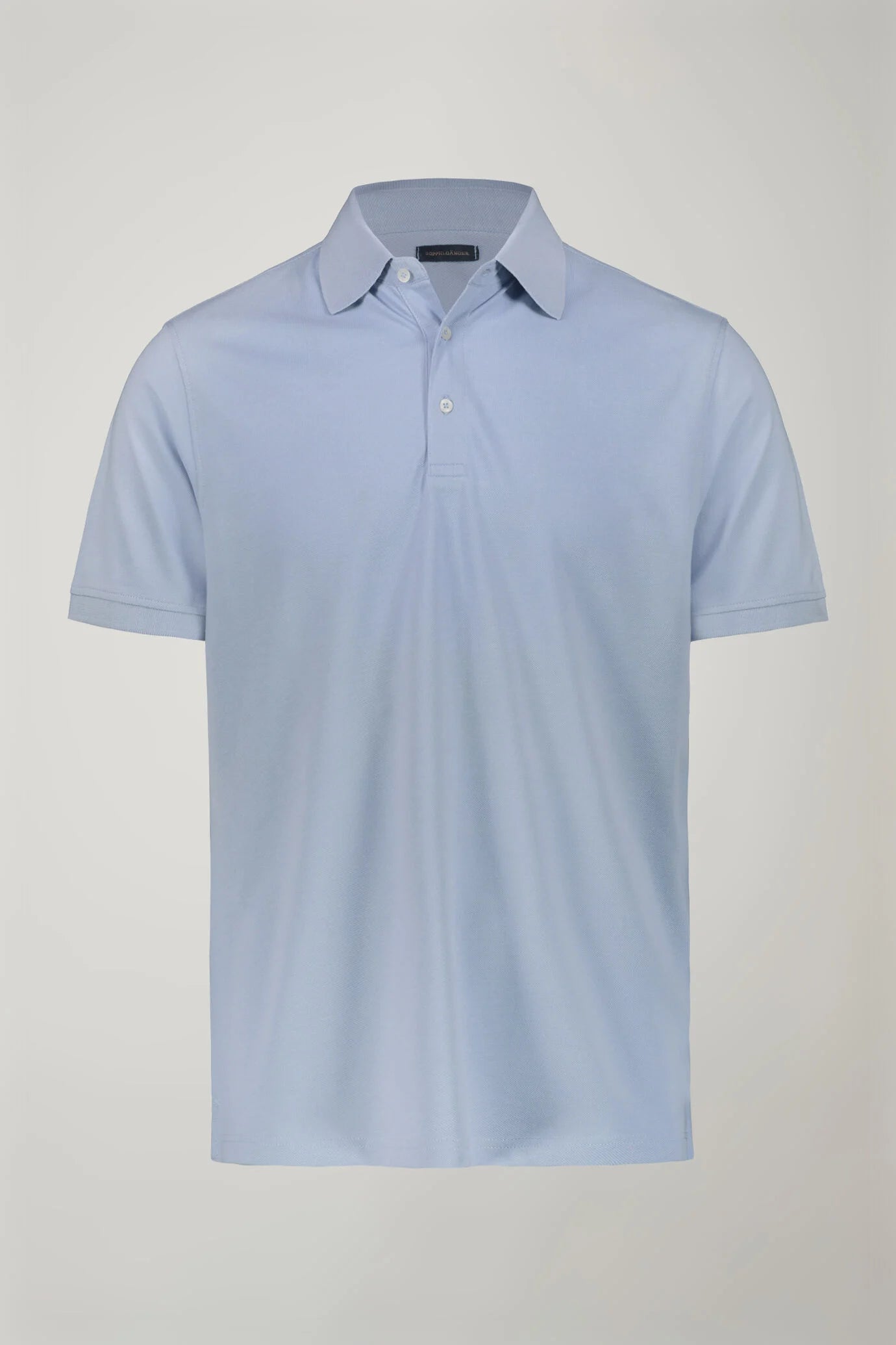 Men's short sleeve polo shirt 100% piquet cotton regular fit