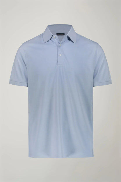 Men's short sleeve polo shirt 100% piquet cotton regular fit