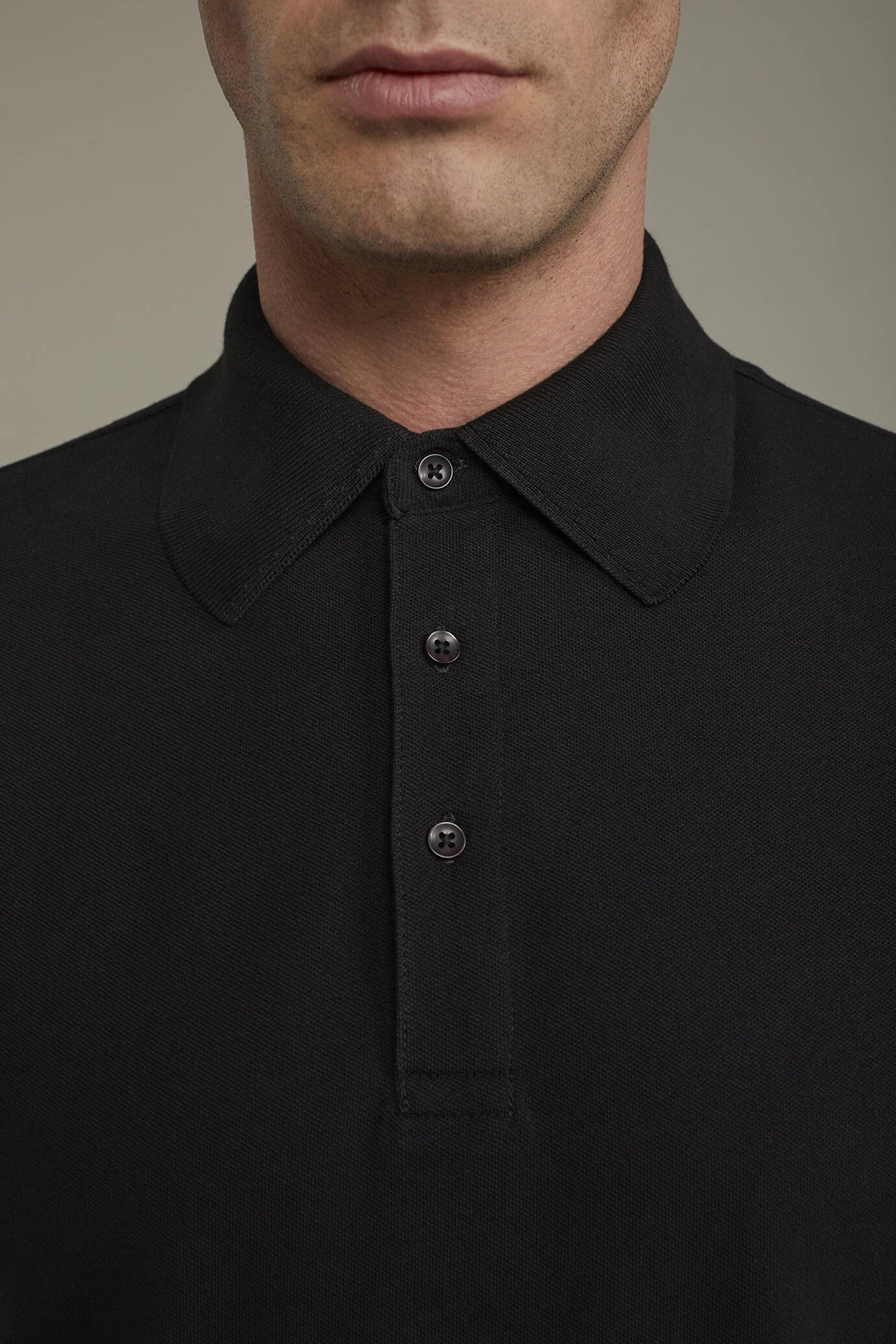 Men's short sleeve polo shirt 100% piquet cotton regular fit