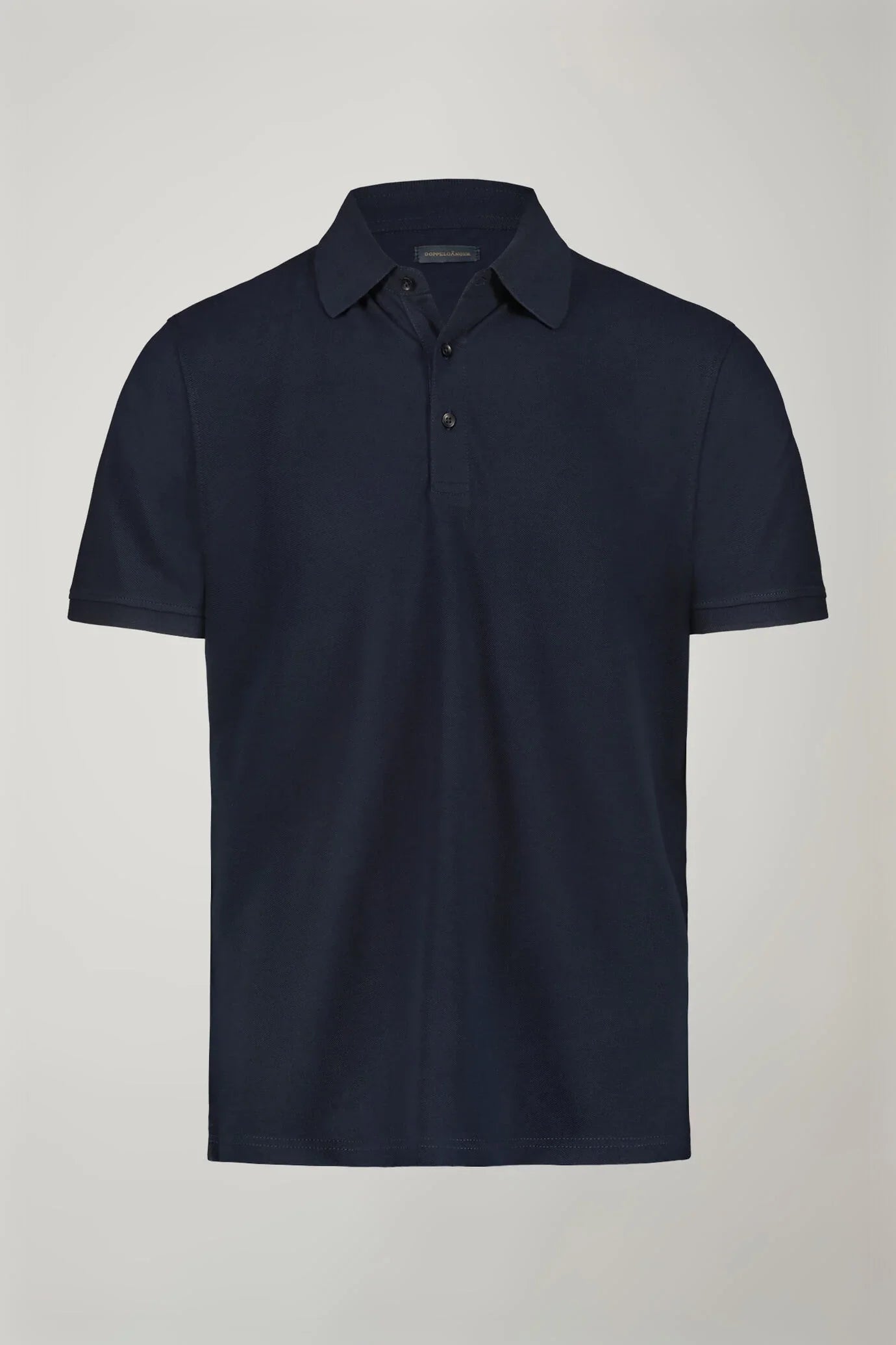 Men's short sleeve polo shirt 100% piquet cotton regular fit