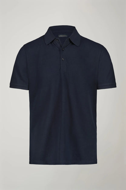 Men's short sleeve polo shirt 100% piquet cotton regular fit