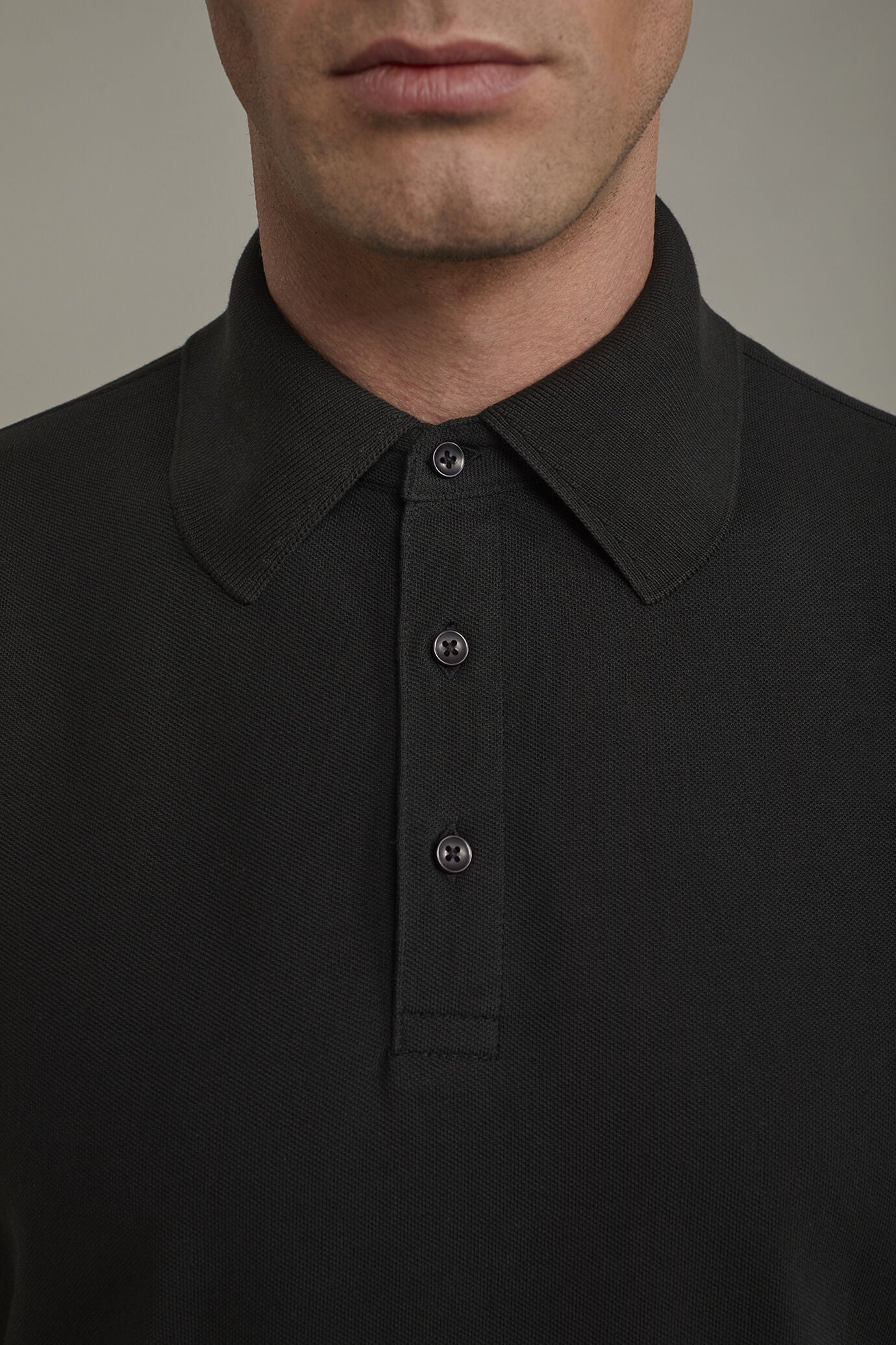 Men's short sleeve polo shirt 100% piquet cotton regular fit