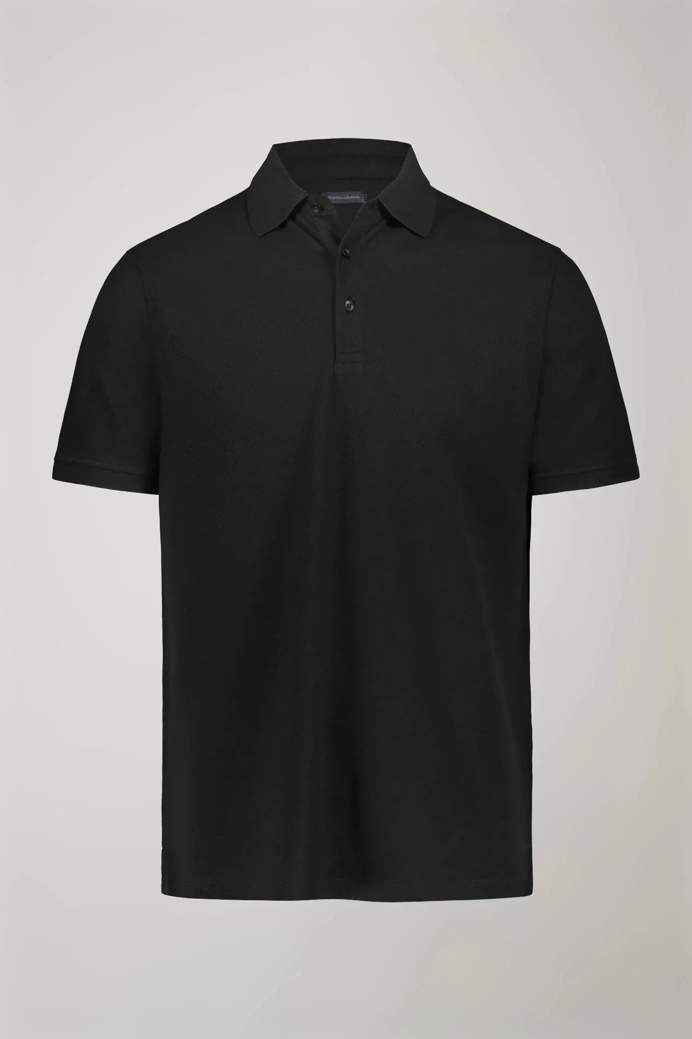 Men's short sleeve polo shirt 100% piquet cotton regular fit
