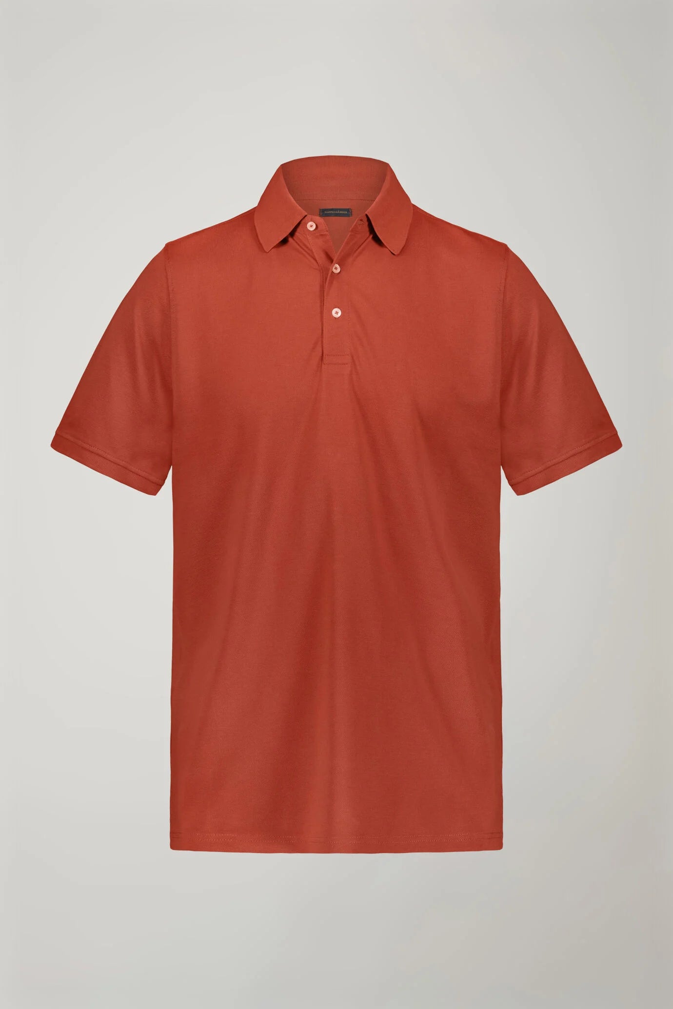 Men's short sleeve polo shirt 100% piquet cotton regular fit