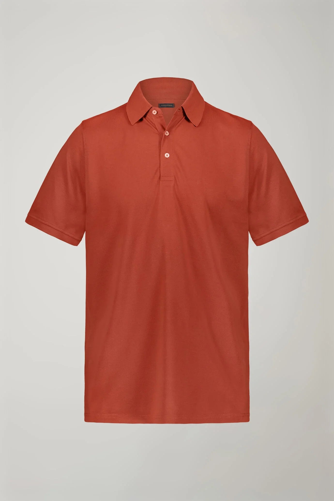Men's short sleeve polo shirt 100% piquet cotton regular fit