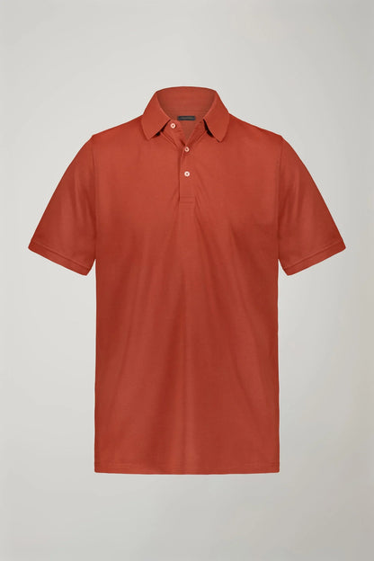 Men's short sleeve polo shirt 100% piquet cotton regular fit