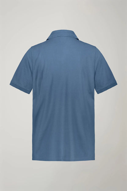 Men's short sleeve polo shirt 100% piquet cotton regular fit