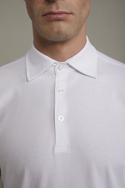 Men's polo shirt short sleeves 100% supima cotton regular fit