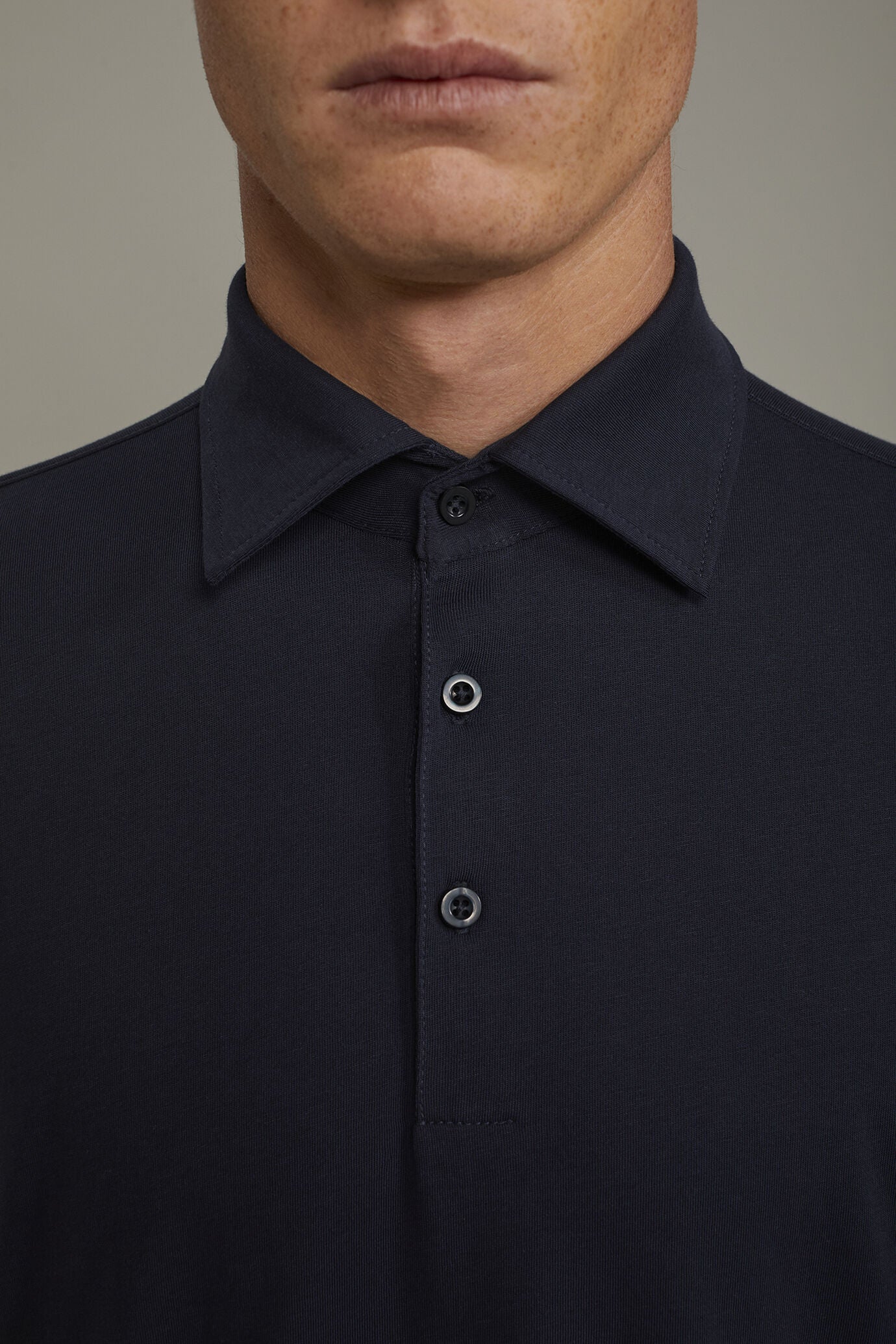 Men's polo shirt short sleeves 100% supima cotton regular fit