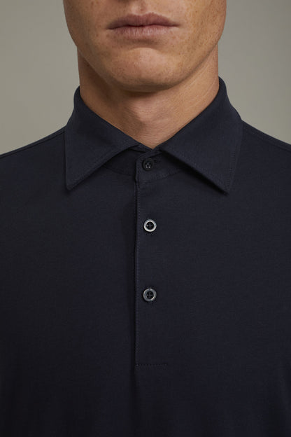 Men's polo shirt short sleeves 100% supima cotton regular fit
