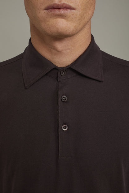 Men's polo shirt short sleeves 100% supima cotton regular fit