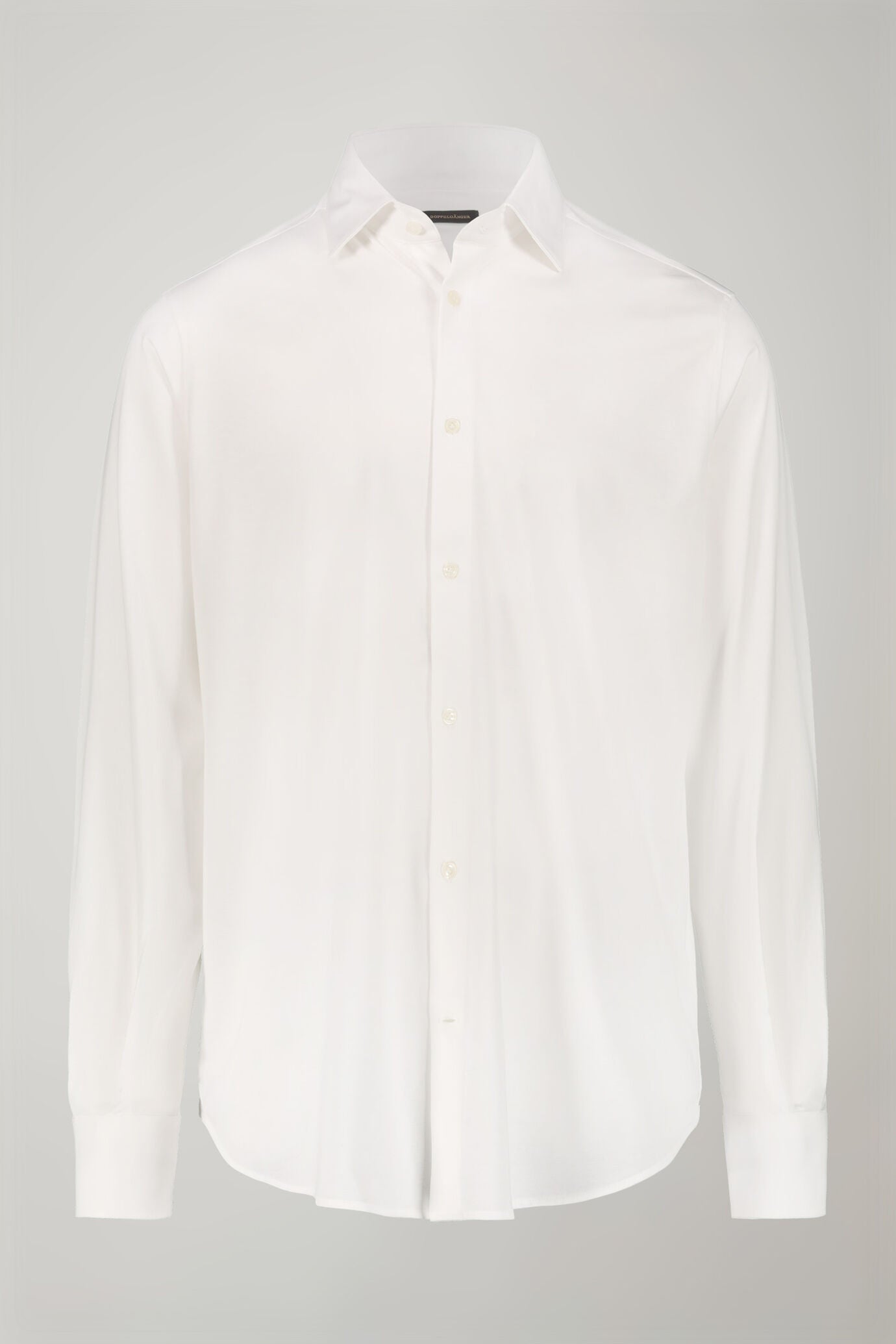 Men’s long-sleeved polo shirt with classic collar 100% piquet cotton regular fit