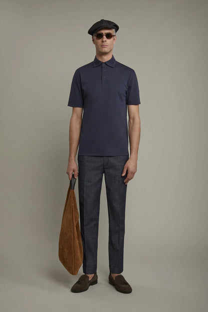 MenÃ¢â‚¬â„¢s short sleeve polo shirt 100% cotton regular fit
