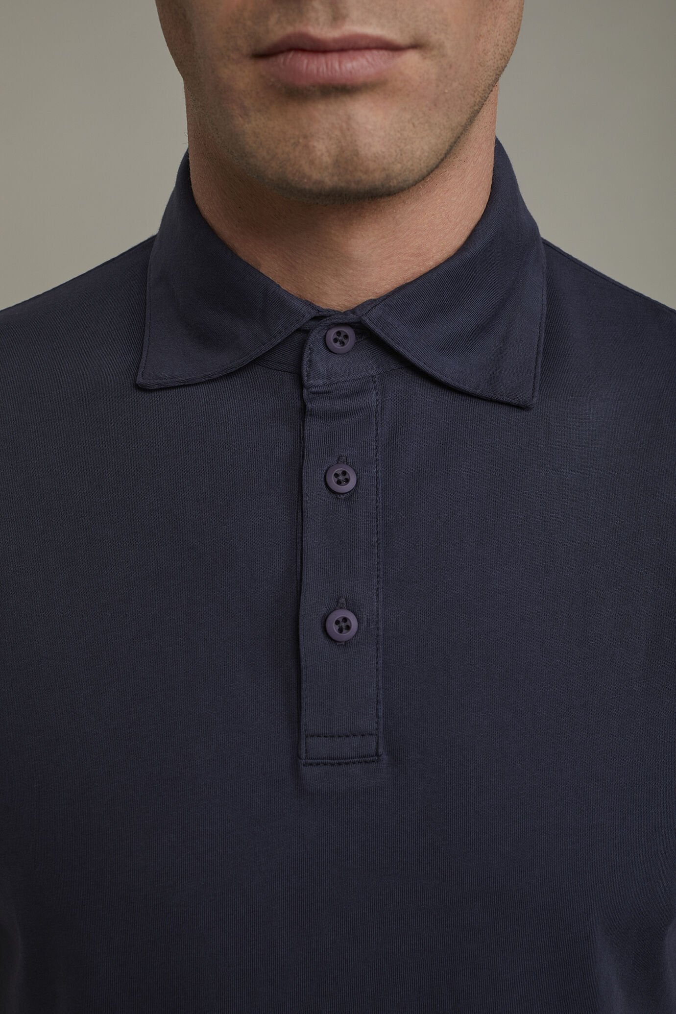 Men's short sleeve polo shirt 100% cotton regular fit
