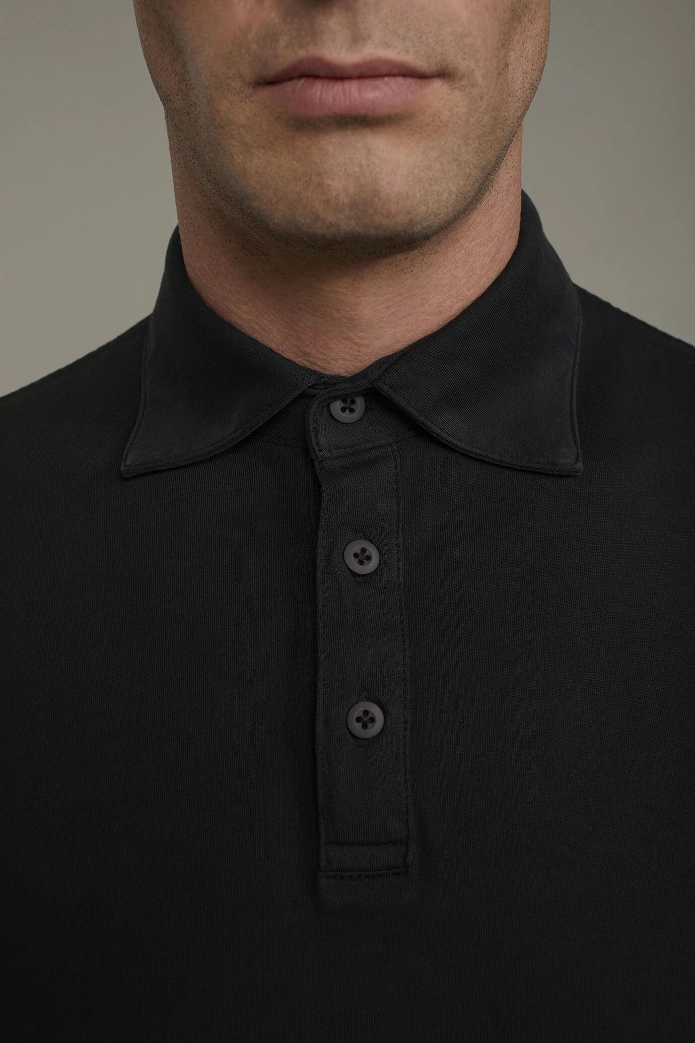 Men's short sleeve polo shirt 100% cotton regular fit