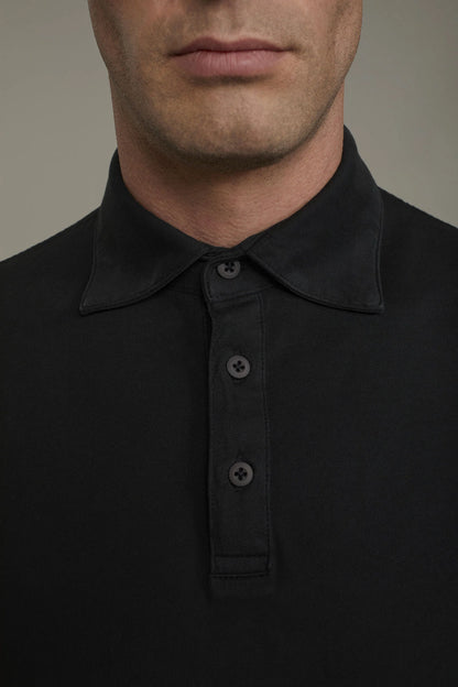 Men's short sleeve polo shirt 100% cotton regular fit